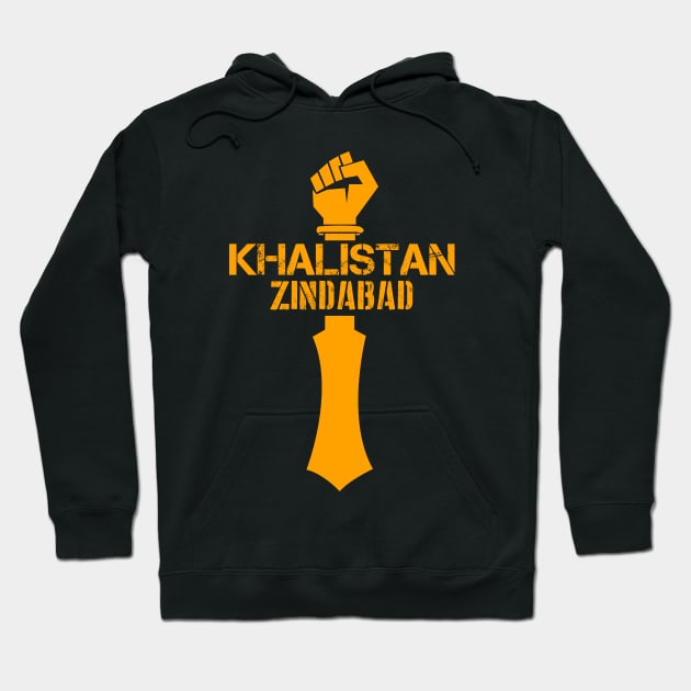 Khalistan Zindabad Hoodie by inkstyl